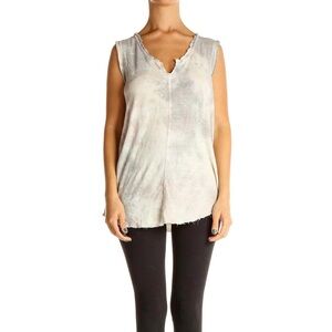CHRISTINALEHR
Gray Tie And Dye Chic Tank Top